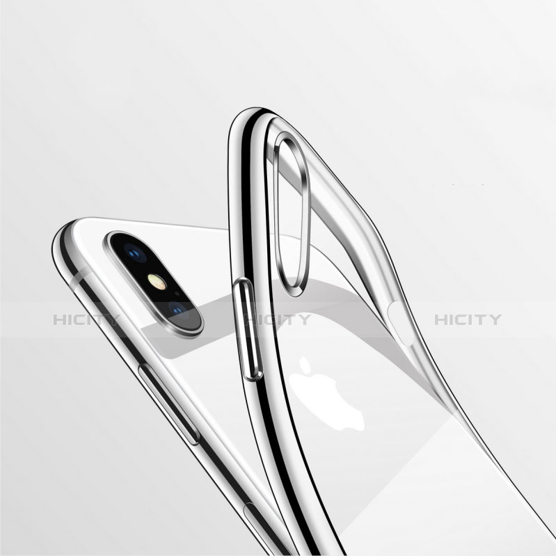 Carcasa Silicona Ultrafina Transparente T27 para Apple iPhone X Claro