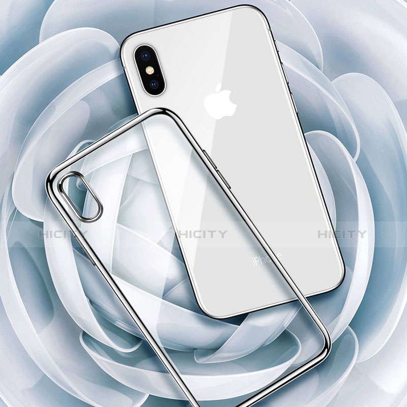 Carcasa Silicona Ultrafina Transparente T27 para Apple iPhone X Claro