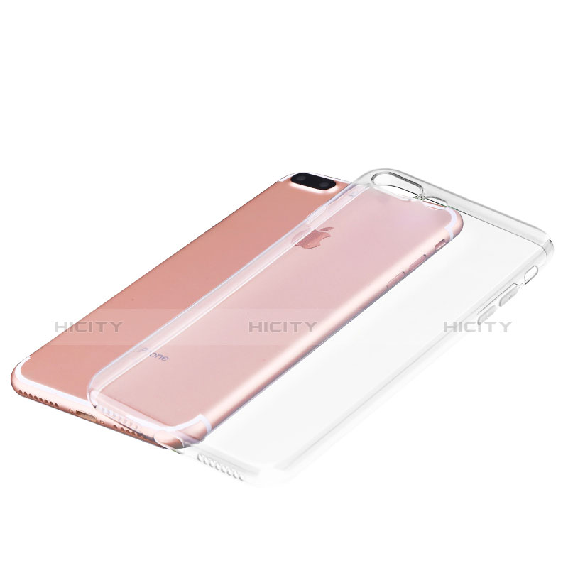 Carcasa Silicona Ultrafina Transparente Z01 para Apple iPhone 7 Plus Claro