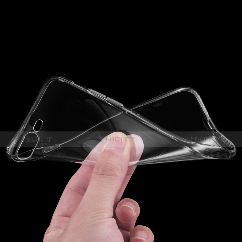 Carcasa Silicona Ultrafina Transparente Z02 para Apple iPhone 7 Plus Claro