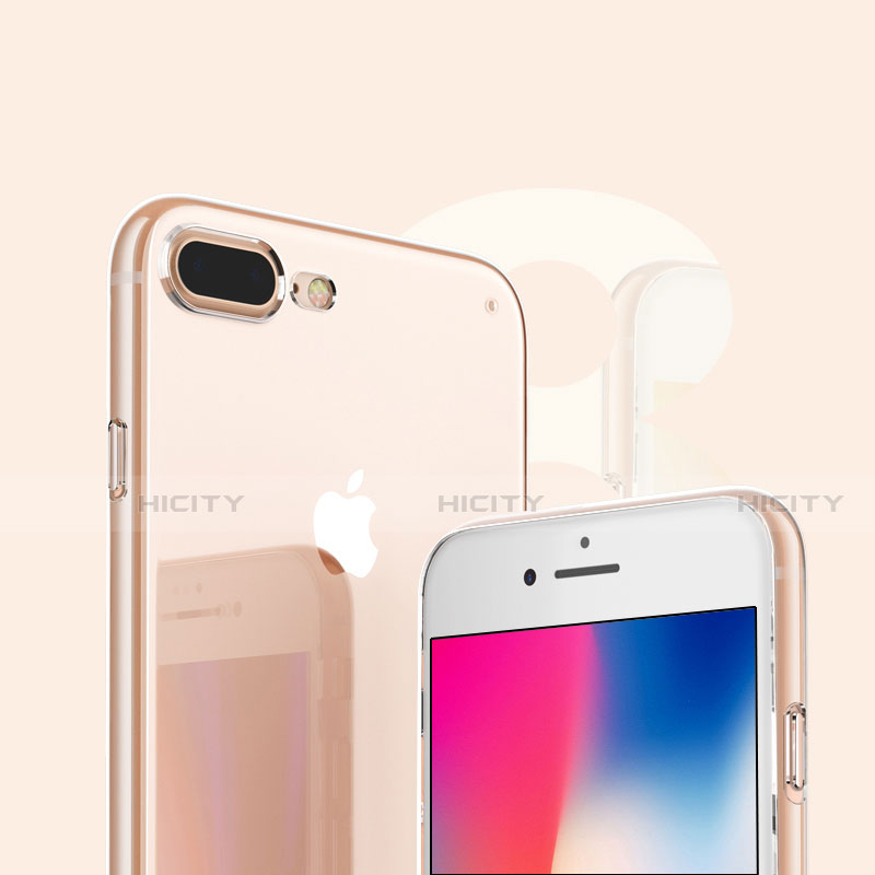 Carcasa Silicona Ultrafina Transparente Z03 para Apple iPhone 8 Plus Claro