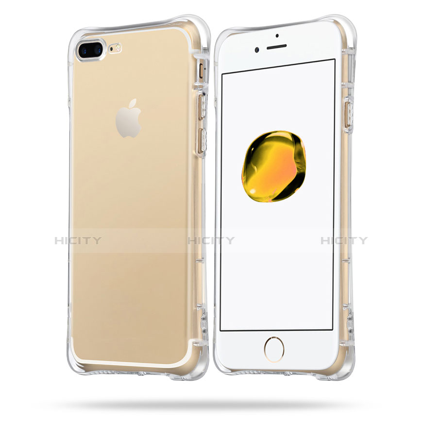 Carcasa Silicona Ultrafina Transparente Z06 para Apple iPhone 8 Plus Claro