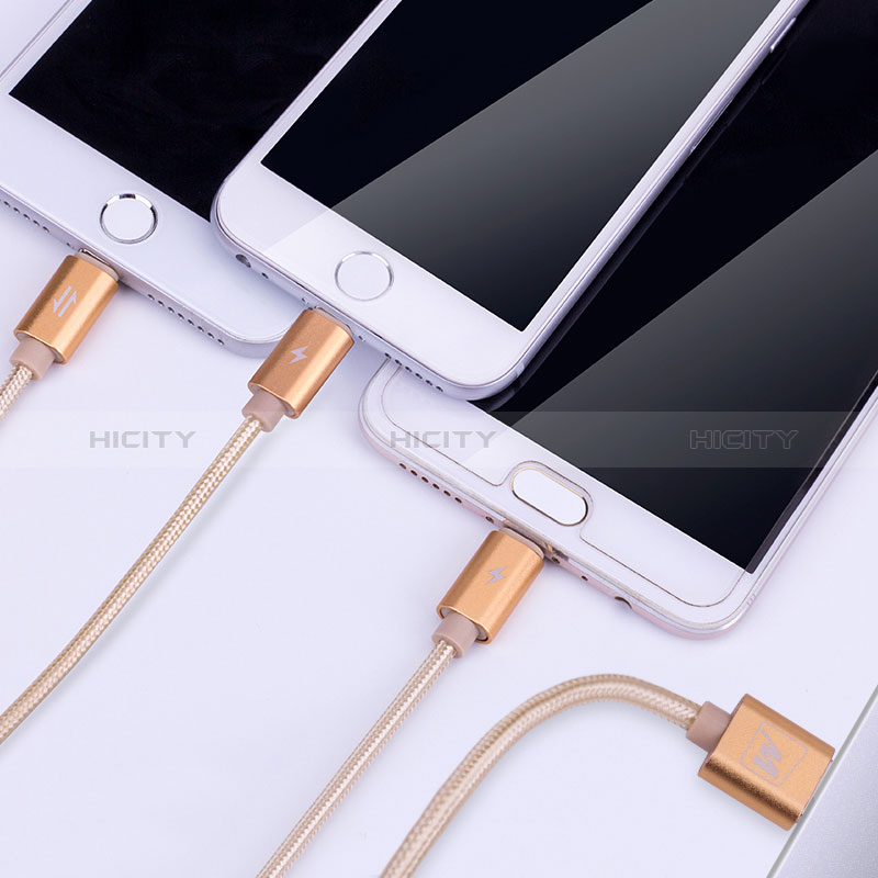 Cargador Cable Lightning USB Carga y Datos Android Micro USB Type-C 3A H03 para Apple iPad Air 5 10.9 (2022)