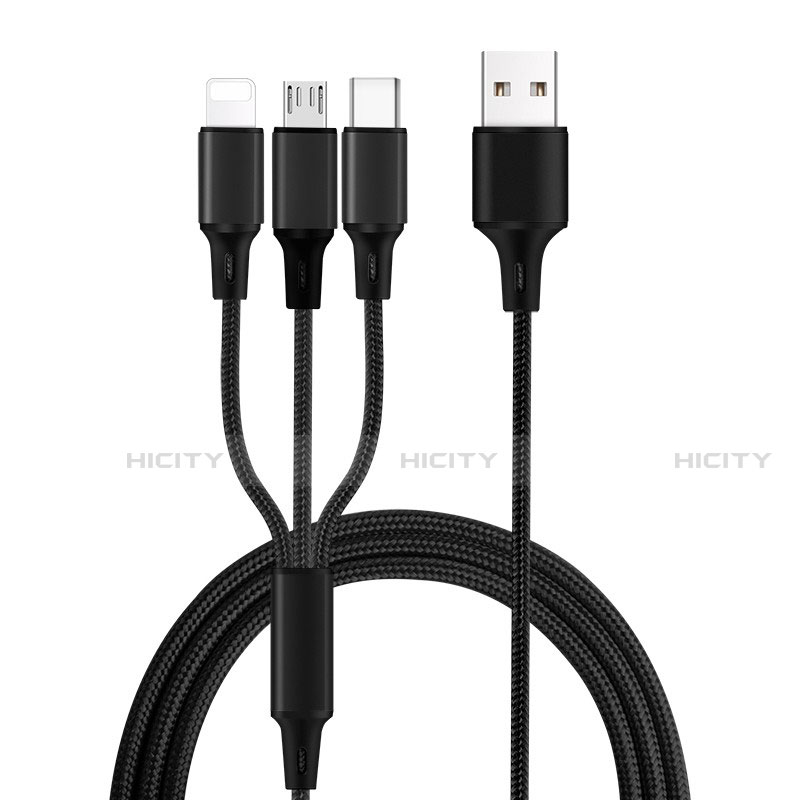 Cargador Cable Lightning USB Carga y Datos Android Micro USB Type-C ML08