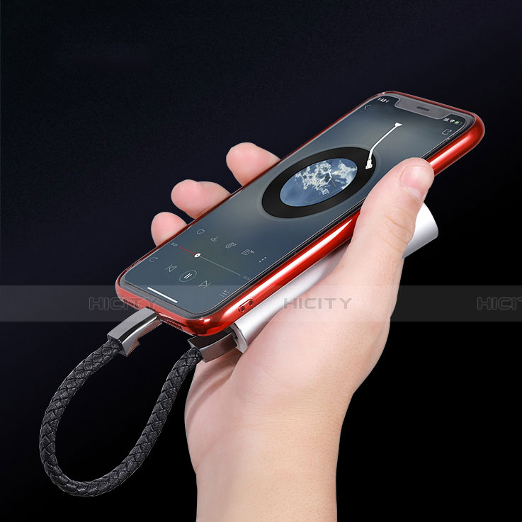Cargador Cable USB Carga y Datos 20cm S02 para Apple iPhone SE Negro