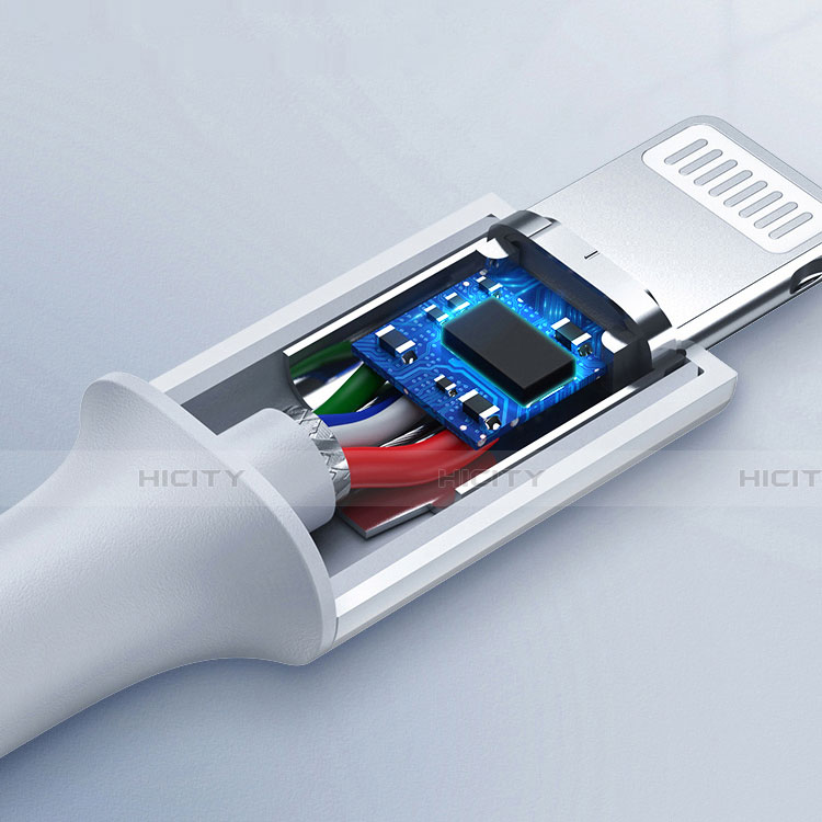 Cargador Cable USB Carga y Datos C02 para Apple iPhone 5 Blanco