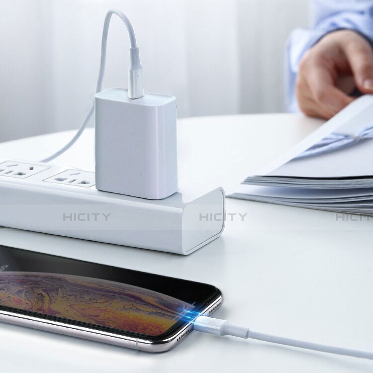 Cargador Cable USB Carga y Datos C02 para Apple iPhone Xs Blanco