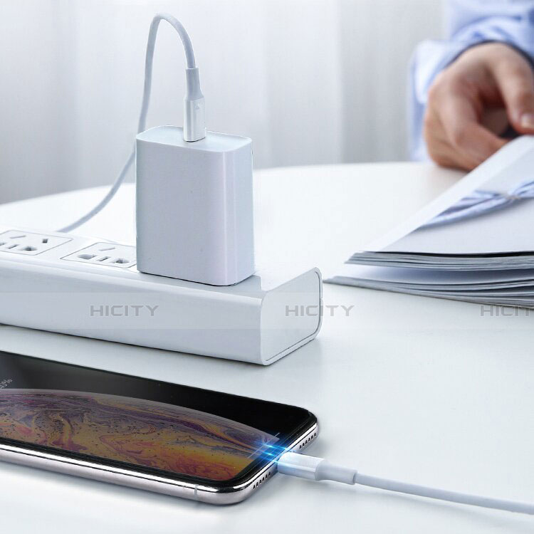 Cargador Cable USB Carga y Datos C02 para Apple iPhone Xs Max Blanco