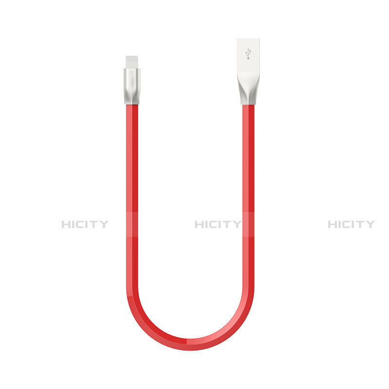 Cargador Cable USB Carga y Datos C06 para Apple iPad 10.2 (2020) Rojo