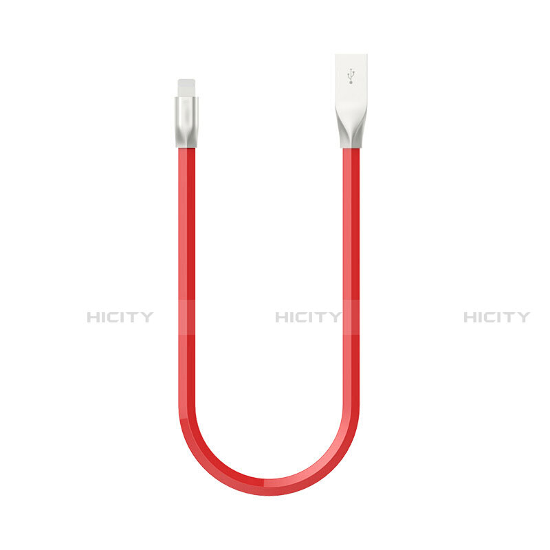Cargador Cable USB Carga y Datos C06 para Apple iPhone 6 Plus Rojo