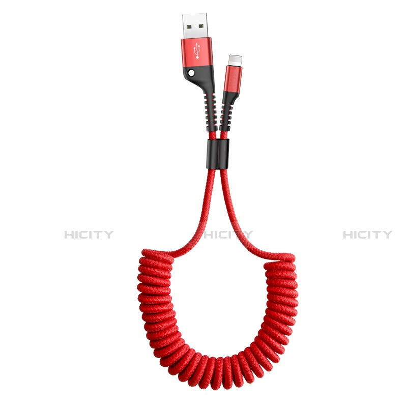 Cargador Cable USB Carga y Datos C08 para Apple iPad Air 4 10.9 (2020) Rojo