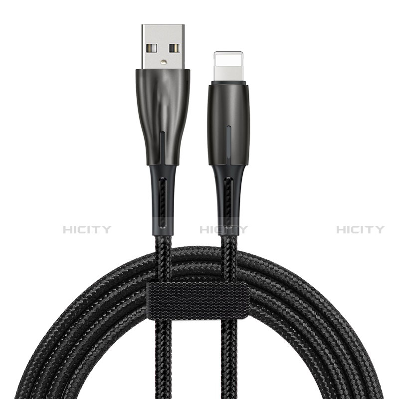 Cargador Cable USB Carga y Datos D02 para Apple iPad Mini 3 Negro