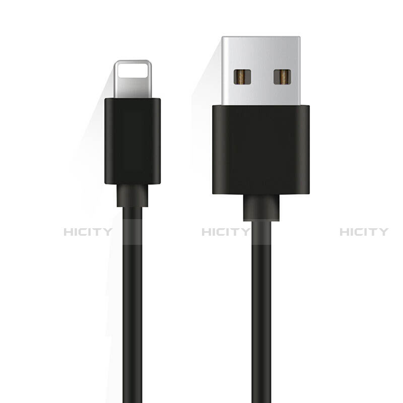 Cargador Cable USB Carga y Datos D08 para Apple iPhone 8 Negro