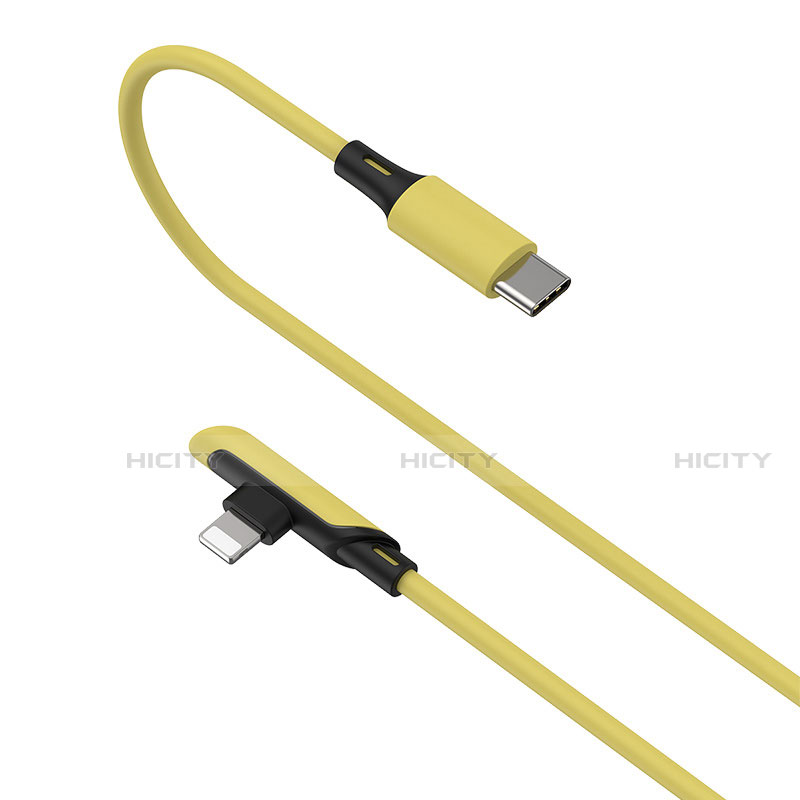 Cargador Cable USB Carga y Datos D10 para Apple iPad Air 10.9 (2020) Amarillo