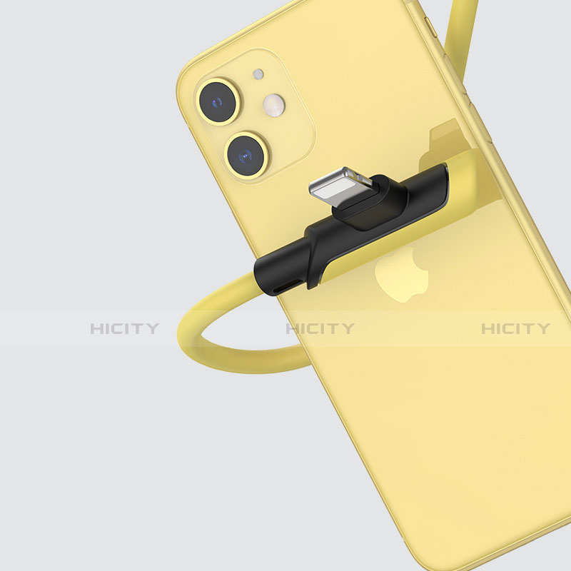 Cargador Cable USB Carga y Datos D10 para Apple iPhone 6 Plus Amarillo