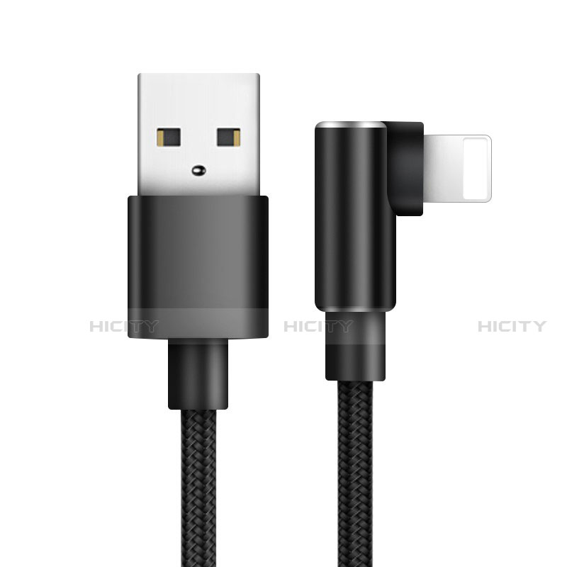Cargador Cable USB Carga y Datos D17 para Apple iPhone 6 Plus Negro