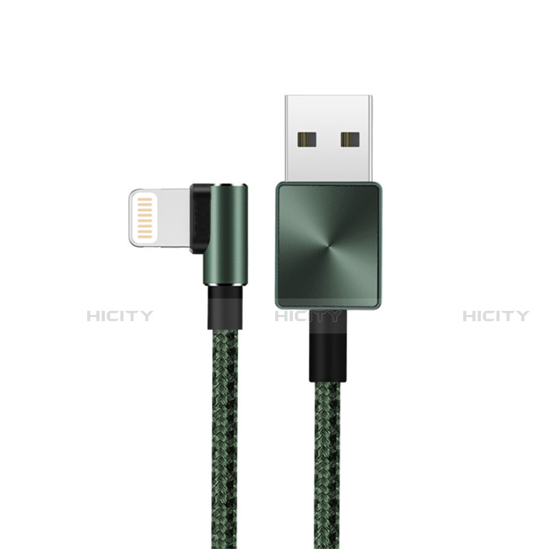 Cargador Cable USB Carga y Datos D19 para Apple iPhone 6 Plus Verde