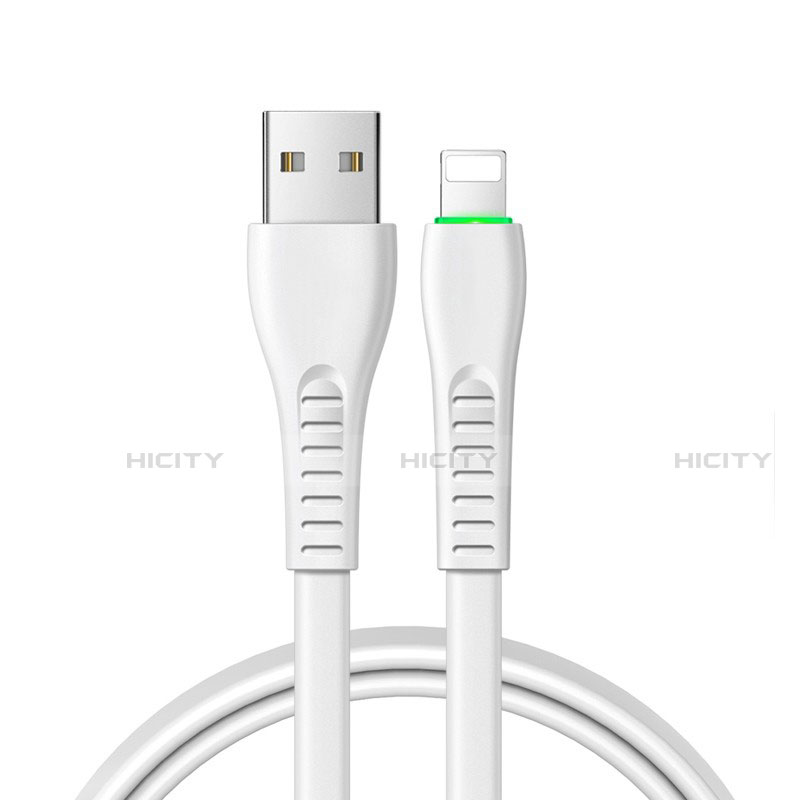 Cargador Cable USB Carga y Datos D20 para Apple iPad Pro 12.9 (2018) Blanco