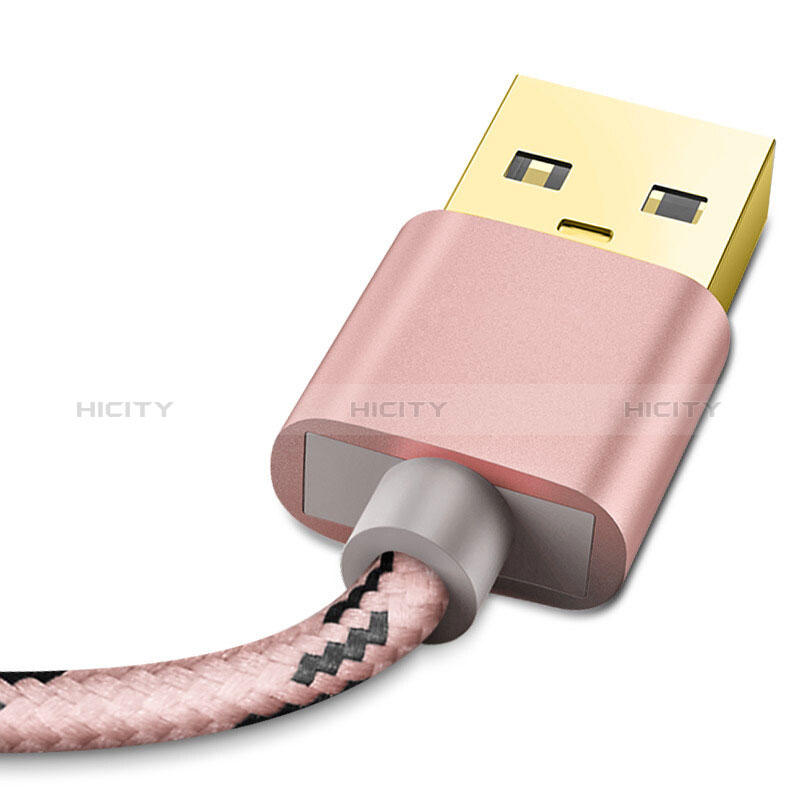 Cargador Cable USB Carga y Datos L01 para Apple New iPad 9.7 (2018) Oro Rosa