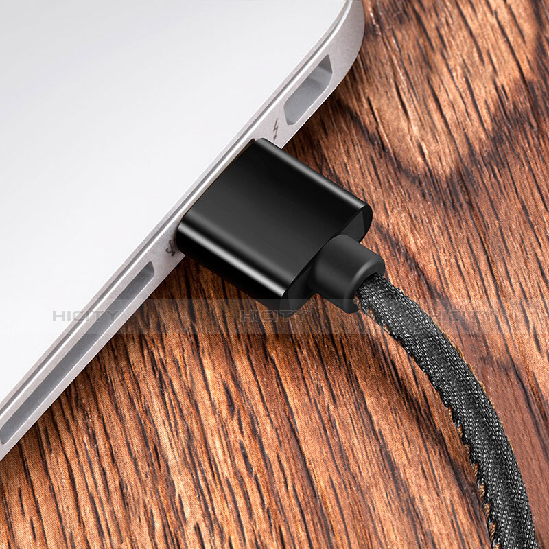 Cargador Cable USB Carga y Datos L04 para Apple iPhone 6 Plus Negro