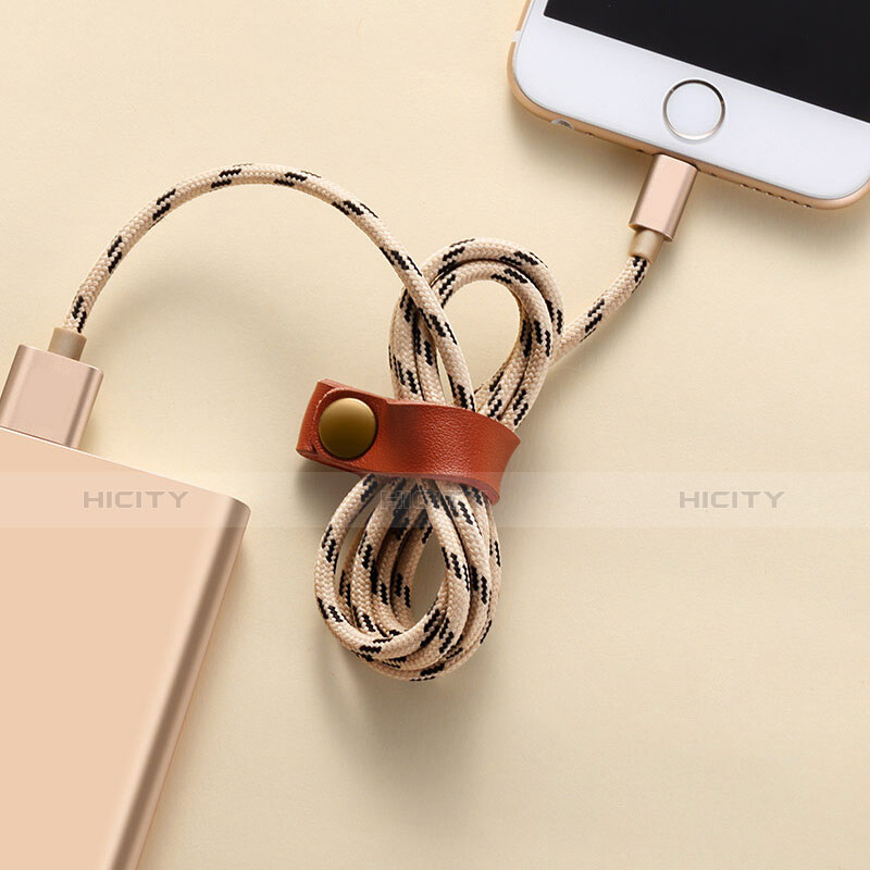 Cargador Cable USB Carga y Datos L05 para Apple iPhone Xs Max Oro