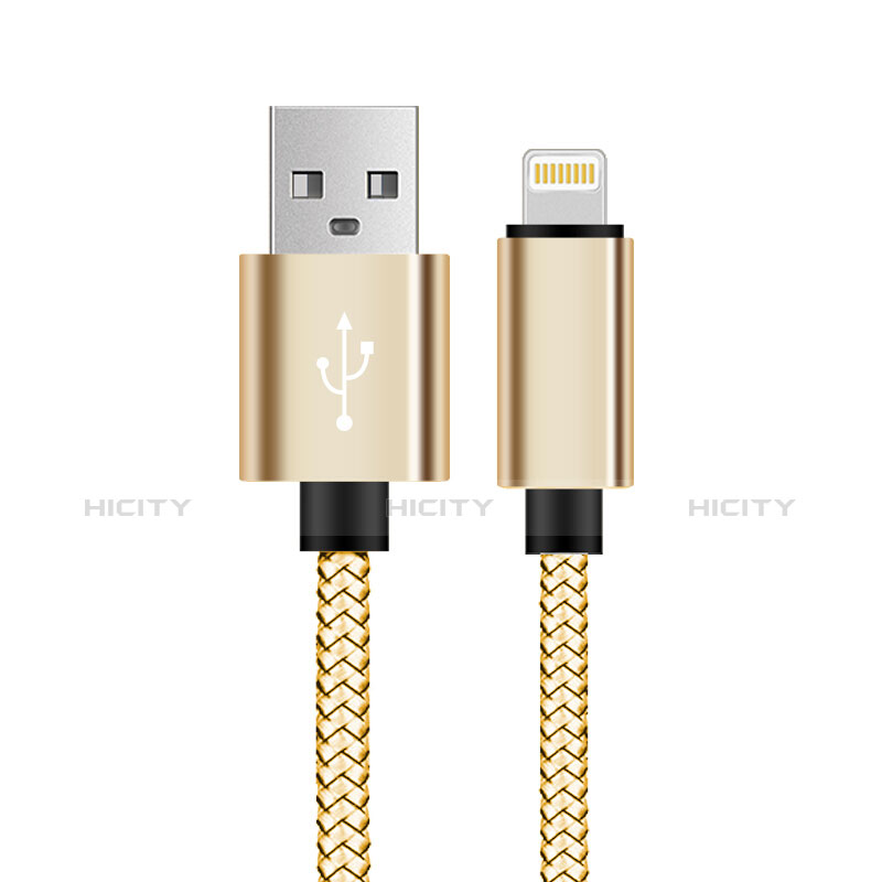 Cargador Cable USB Carga y Datos L07 para Apple iPad Air 4 10.9 (2020) Oro