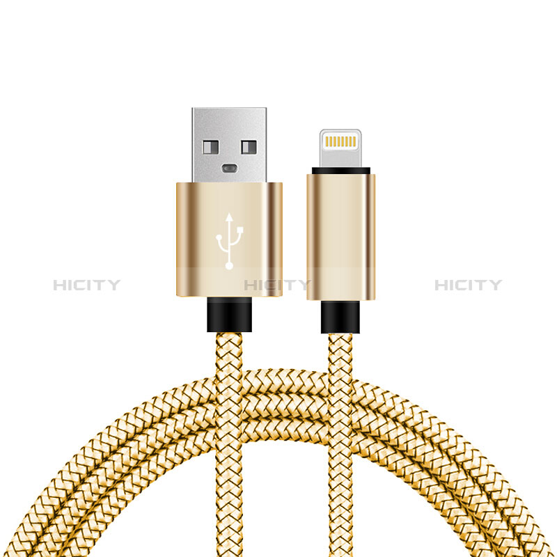 Cargador Cable USB Carga y Datos L07 para Apple New iPad 9.7 (2018) Oro