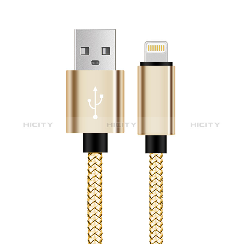 Cargador Cable USB Carga y Datos L07 para Apple New iPad 9.7 (2018) Oro