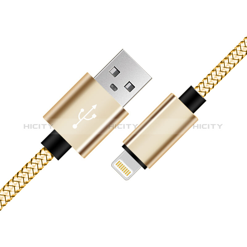 Cargador Cable USB Carga y Datos L07 para Apple New iPad 9.7 (2018) Oro