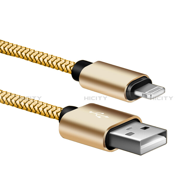 Cargador Cable USB Carga y Datos L07 para Apple New iPad 9.7 (2018) Oro