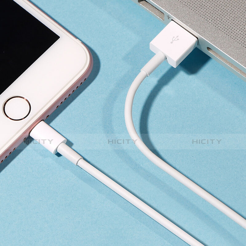 Cargador Cable USB Carga y Datos L09 para Apple iPad 10.2 (2020) Blanco