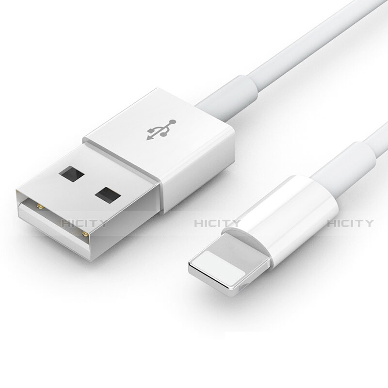 Cargador Cable USB Carga y Datos L09 para Apple iPhone 13 Pro Blanco