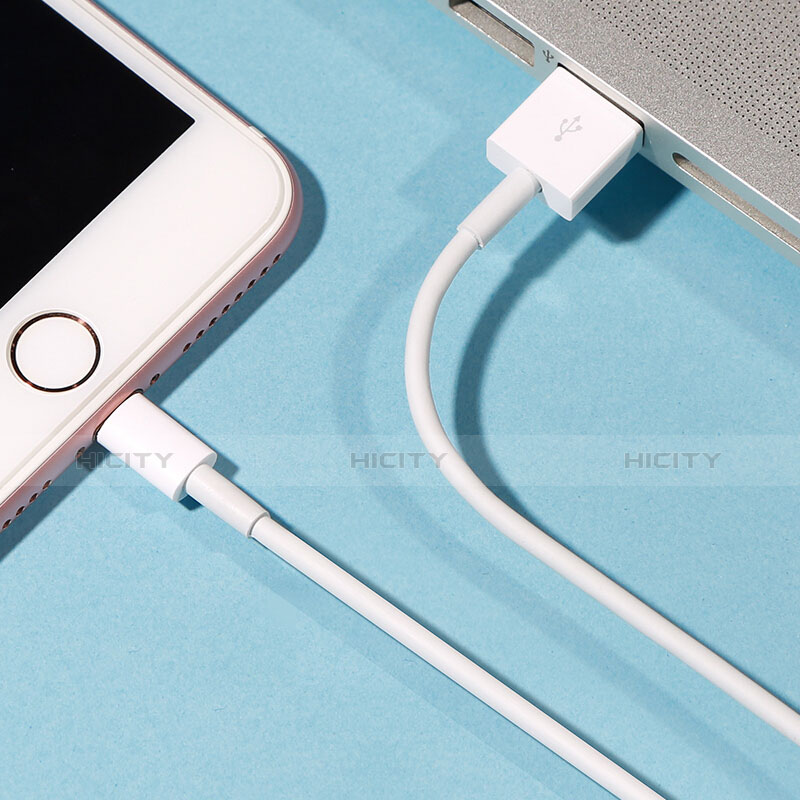 Cargador Cable USB Carga y Datos L09 para Apple iPhone 5C Blanco