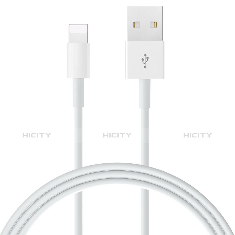 Cargador Cable USB Carga y Datos L09 para Apple iPhone 6 Plus Blanco