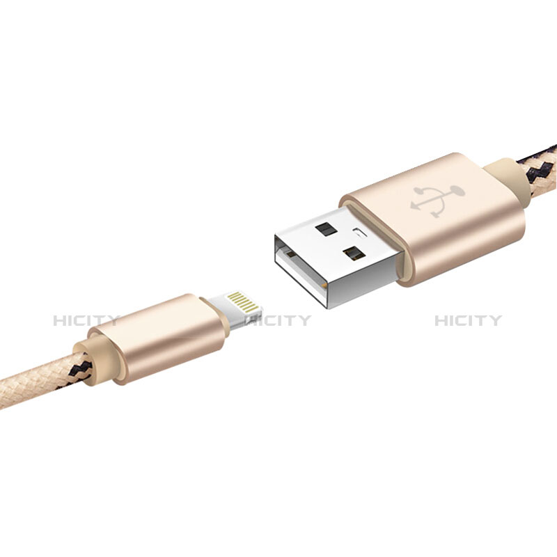 Cargador Cable USB Carga y Datos L10 para Apple iPad 4 Oro