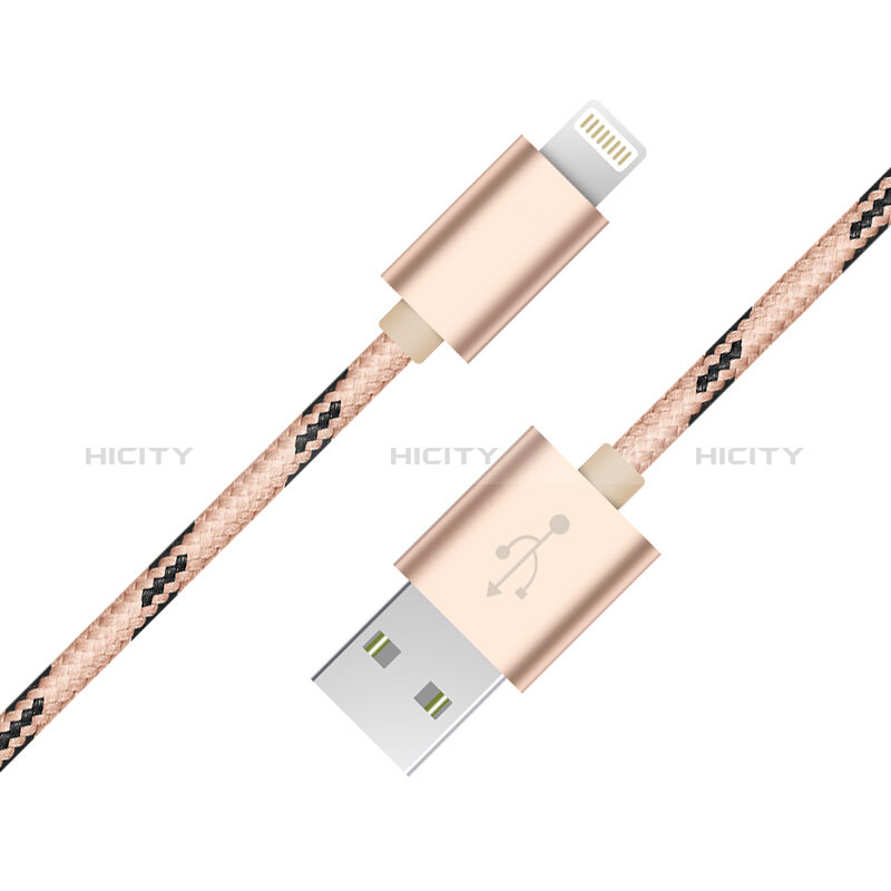 Cargador Cable USB Carga y Datos L10 para Apple New iPad 9.7 (2017) Oro