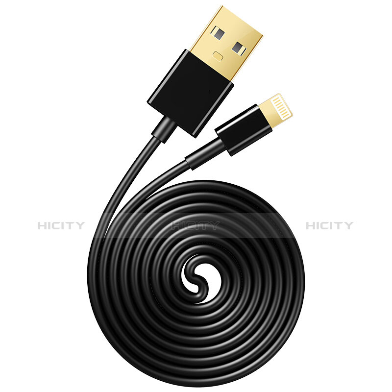 Cargador Cable USB Carga y Datos L12 para Apple iPad 10.2 (2020) Negro