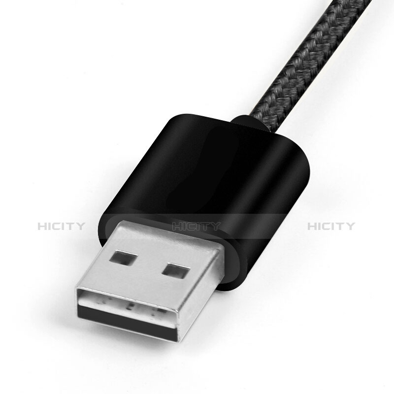 Cargador Cable USB Carga y Datos L13 para Apple iPhone Xs Negro