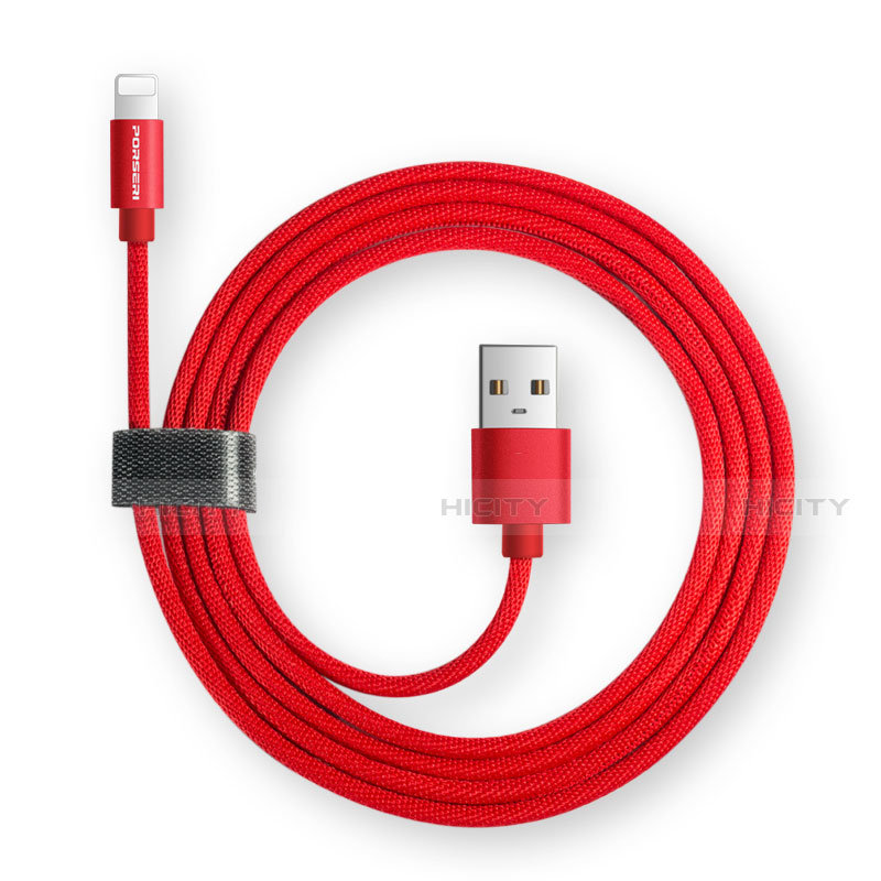 Cargador Cable USB Carga y Datos L14 para Apple iPhone 12 Max Negro