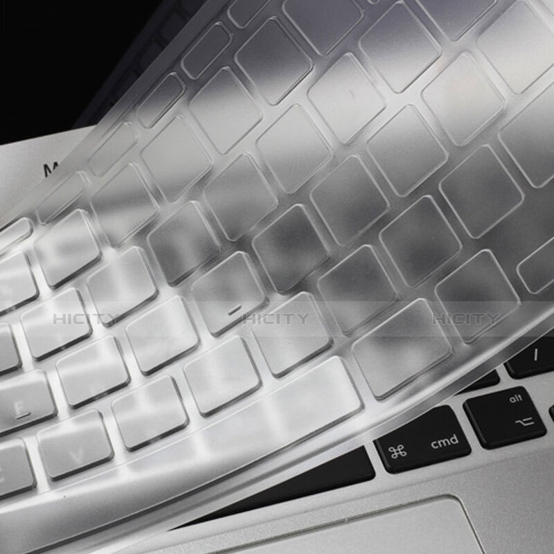 Cubre Teclado Silicona Ultrafina Transparente para Apple MacBook 12 pulgadas Blanco