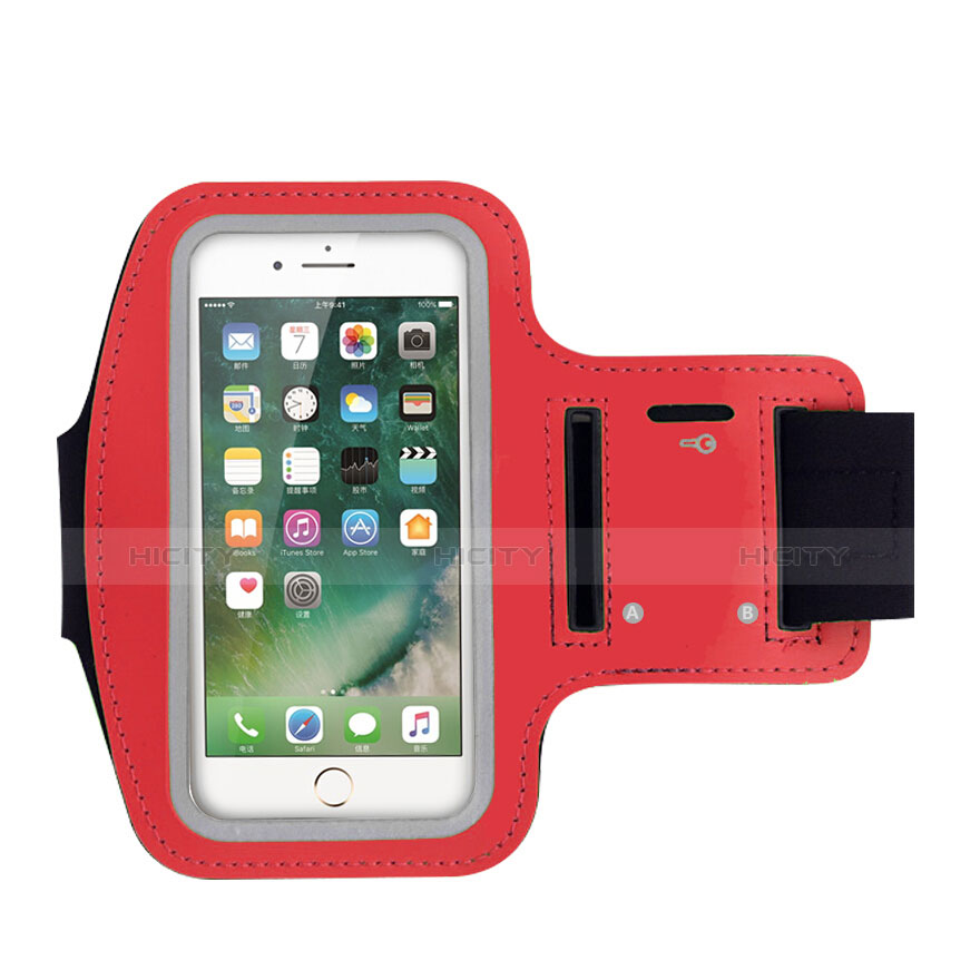 Funda Brazalete Deportivo Brazo Correr Universal B02 Rojo