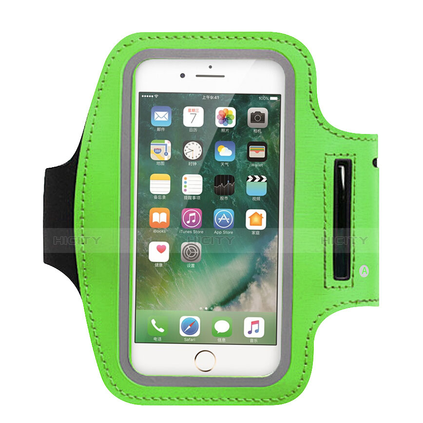 Funda Brazalete Deportivo Brazo Correr Universal B02 Verde