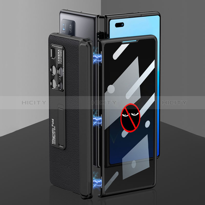 Funda Bumper Lujo Cuero y Plastico Mate Carcasa AC2 para Huawei Mate X2