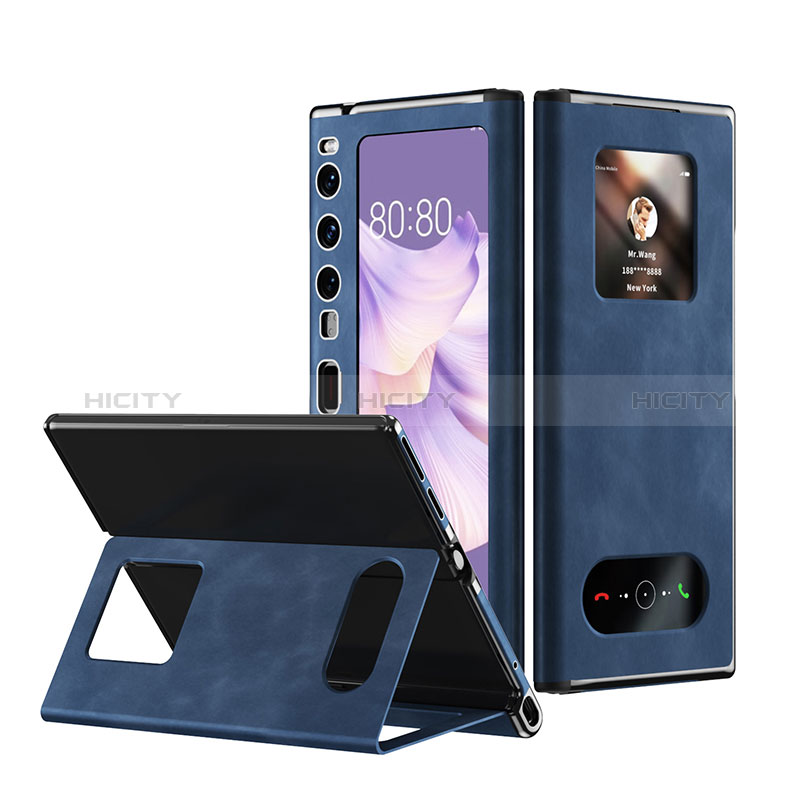 Funda Bumper Lujo Cuero y Plastico Mate Carcasa AC2 para Huawei Mate Xs 2