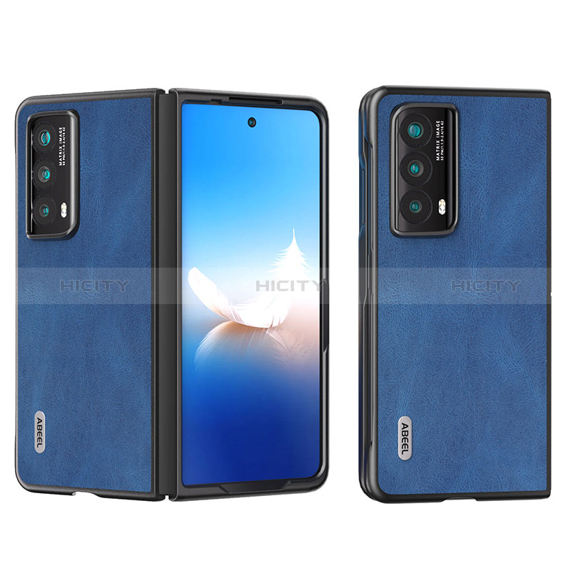 Funda Bumper Lujo Cuero y Plastico Mate Carcasa AD1 para Huawei Honor Magic Vs2 5G