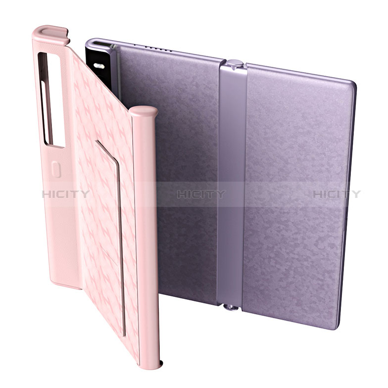 Funda Bumper Lujo Cuero y Plastico Mate Carcasa B01H para Huawei Mate Xs 2