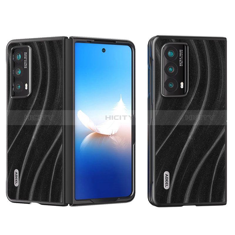 Funda Bumper Lujo Cuero y Plastico Mate Carcasa B02H para Huawei Honor Magic Vs2 5G