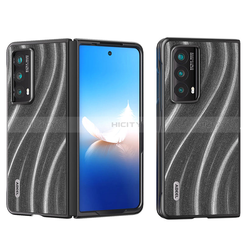 Funda Bumper Lujo Cuero y Plastico Mate Carcasa B02H para Huawei Honor Magic Vs2 5G