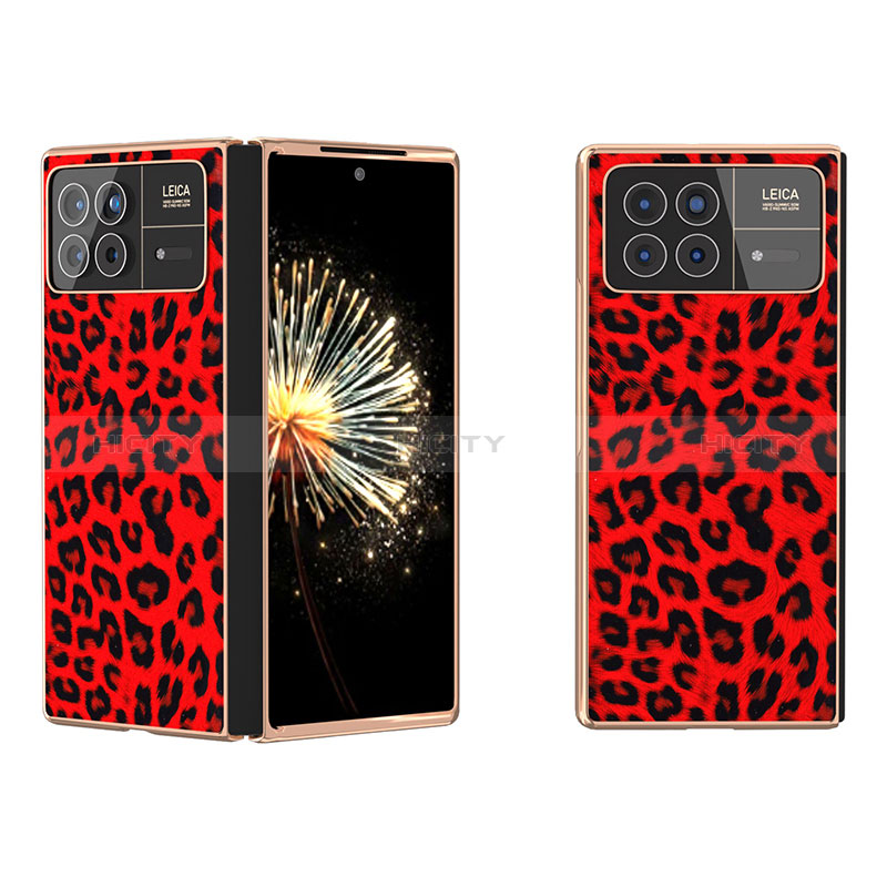 Funda Bumper Lujo Cuero y Plastico Mate Carcasa B04H para Xiaomi Mix Fold 3 5G