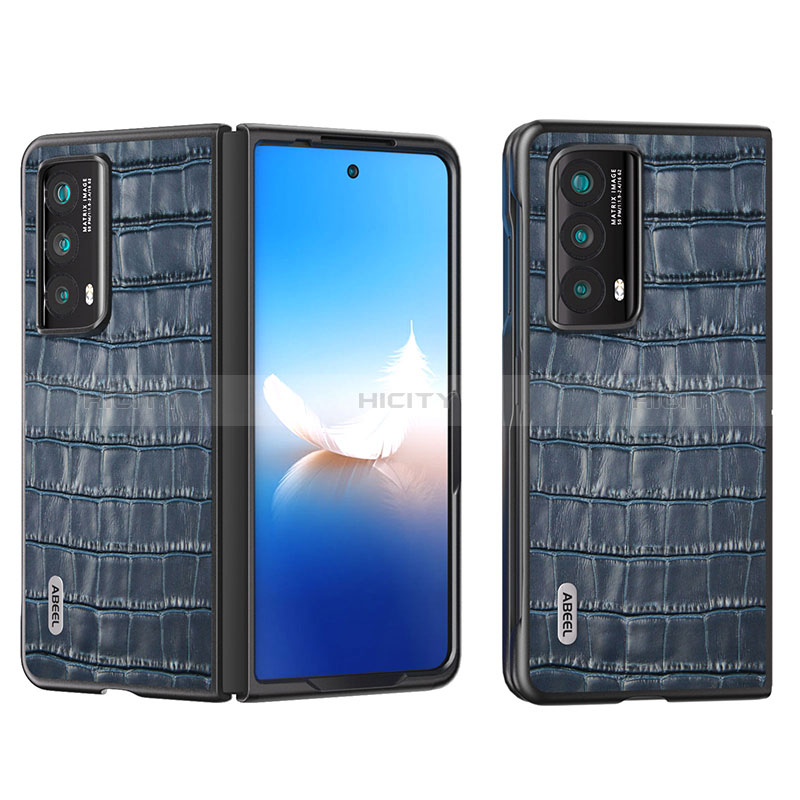 Funda Bumper Lujo Cuero y Plastico Mate Carcasa B05H para Huawei Honor Magic Vs2 5G